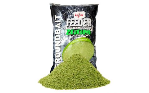 Carp Zoom Feeder Zoom Groundbait Tigrí orech-ryba-halibut 1kg zelené CZ8884
