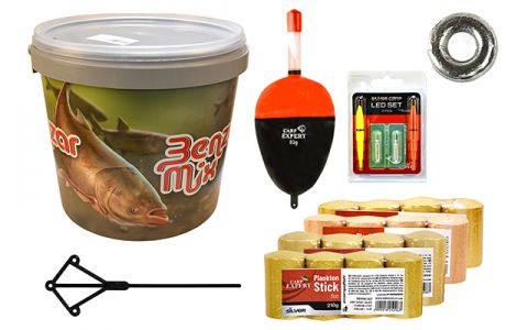 CARP EXPERT SET TABLETIEK NA TOLSTOLOBIKA SO SVIETIACIM PLAVÁKOM A VEDROM 60G CARP EXPERT SET TABLETIEK NA TOLSTOLOBIKA SO SVIETIACIM PLAVÁKOM A VEDROM 60G
