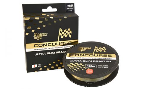 BENZÁR CONCOURSE ULTRA SLIM 8X BRAID PLETENÁ ŠNÚRA 120M BENZÁR CONCOURSE ULTRA SLIM 8X BRAID PLETENÁ ŠNÚRA 120M