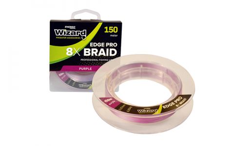 WIZARD EDGE PRO 8X BRAID FIALOVÁ PLETENÁ ŠNÚRA 150M WIZARD EDGE PRO 8X BRAID FIALOVÁ PLETENÁ ŠNÚRA 150M