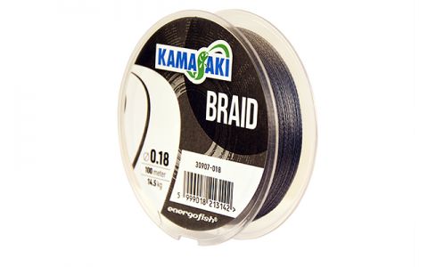 KAMASAKI BRAID GREY PLETENÁ ŠNÚRA 100M KAMASAKI BRAID GREY PLETENÁ ŠNÚRA 100M