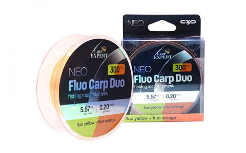 CARP EXPERT NEO FLUO CARP DUO FLUO ŽLTÁ + FLUO ORANŽOVÁ MONOFILNÁ ŠNÚRA CARP EXPERT NEO FLUO CARP DUO FLUO ŽLTÁ + FLUO ORANŽOVÁ MONOFILNÁ ŠNÚRA