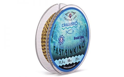 CRALUSSO PLETENÁ NADVÄZCOVÁ ŠNÚRA FAST SINKING