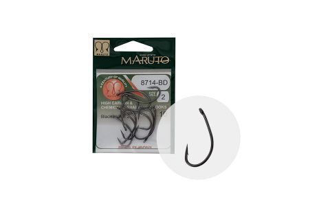MARUTO HÁČIK 8714BD CARP BARBED FORGED BLACK NICKEL MARUTO HÁČIK 8714BD CARP BARBED FORGED BLACK NICKEL