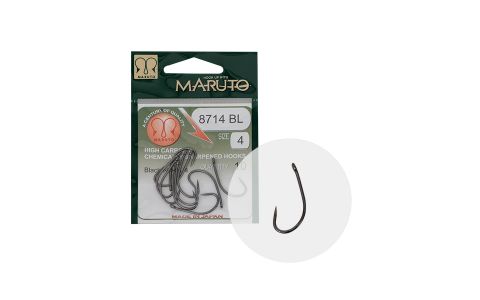 MARUTO HÁČIK 8714BL CARP HC T. D. E. 5 BARBLESS BLACK NICKEL MARUTO HÁČIK 8714BL CARP HC T. D. E. 5 BARBLESS BLACK NICKEL