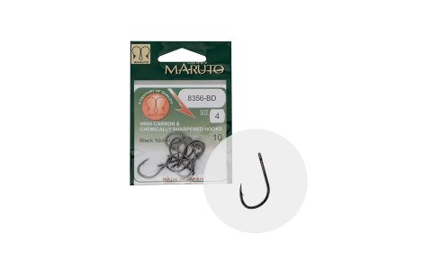 MARUTO HÁČIK 8356-BD CARP BARBED FORGED STRAIGHT EYE HC BLACK NICKEL MARUTO HÁČIK 8356-BD CARP BARBED FORGED STRAIGHT EYE HC BLACK NICKEL