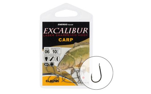 EXCALIBUR HÁČIK CARP CLASSIC NS