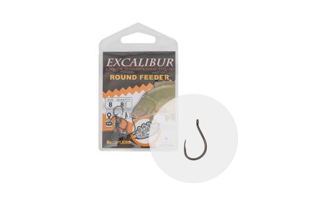 EXCALIBUR HÁČIK ROUND FEEDER BARBLESS EXCALIBUR HÁČIK ROUND FEEDER BARBLESS