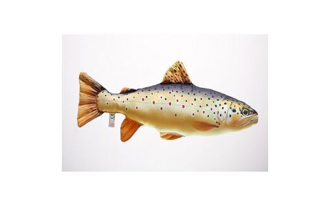 VANKÚŠ V TVARE RYBY – PSTRUH HNEDÝ 62 CM VANKÚŠ V TVARE RYBY – PSTRUH HNEDÝ 62 CM