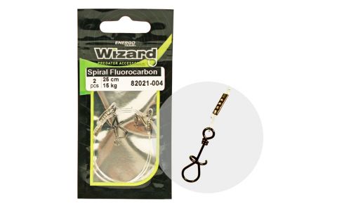 WIZARD ŠPIRÁL SPOJKA 2 FLUOROCARBON NADVäZEC 2KS/BAL WIZARD ŠPIRÁL SPOJKA 2 FLUOROCARBON NADVäZEC 2KS/BAL