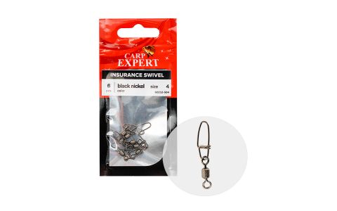 CARP EXPERT OBRATLÍK VALCOVITÝ S POISTNOU KARABÍNKOU CARP EXPERT OBRATLÍK VALCOVITÝ S POISTNOU KARABÍNKOU