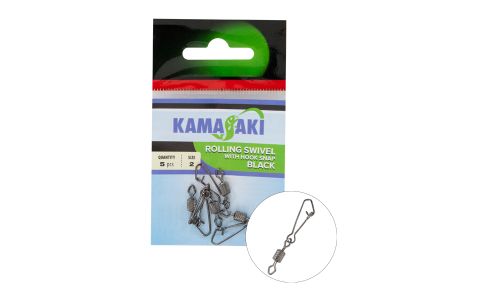 KAMASAKI OBRATLÍK VALCOVITÝ S KARABÍNKOU KAMASAKI OBRATLÍK VALCOVITÝ S KARABÍNKOU