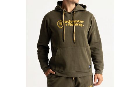BAVLNENÁ MIKINA ADVENTER &amp; FISHING KHAKI