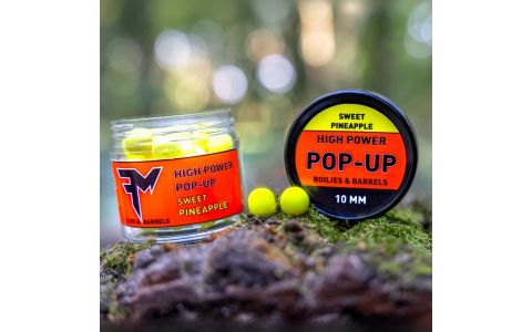 FEEDERMANIA HIGH POWER POP-UP BOILIES &amp; BARRELS 8MM, 10MM