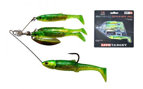 LIVETARGET BAITBALL MINNOW SPINNER RIG LIVETARGET BAITBALL MINNOW SPINNER RIG