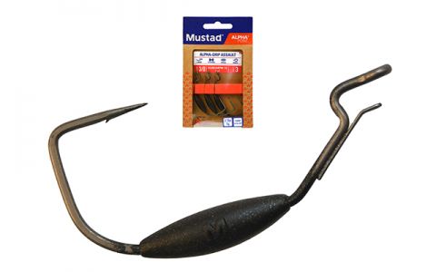 MUSTAD ALPHA-GRIP ASSAULT – ZAŤAŽENÝ OFFSETOVÝ HÁČIK TITANX MUSTAD ALPHA-GRIP ASSAULT – ZAŤAŽENÝ OFFSETOVÝ HÁČIK TITANX