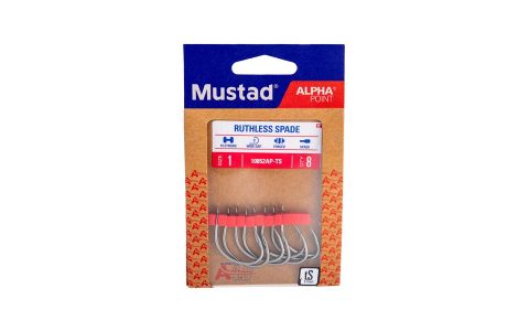 MUSTAD RUTHLESS SPADE TITAN STEEL HÁČIK