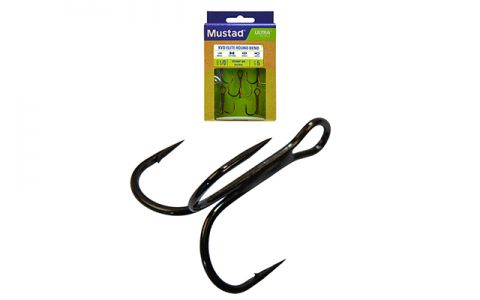 MUSTAD NP ROUND BEND TREBLE HOOK TROJHÁČIK MUSTAD NP ROUND BEND TREBLE HOOK TROJHÁČIK