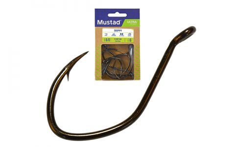 MUSTAD ULTRA NP SINGLE CATFISH, BLACK NICKEL HÁČIK