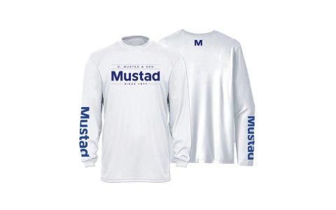 MUSTAD LIGHT GREY BRAND LONGSLEEVE UV - REPREVE+SPANDEX TRIČKO MUSTAD LIGHT GREY BRAND LONGSLEEVE UV - REPREVE+SPANDEX TRIČKO