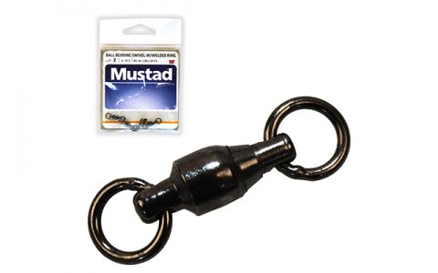 MUSTAD GUĽÔČKOVÝ OBRATLÍK SO ZVÁRANÝM KRÚŽKOM BLACK NICKEL MUSTAD GUĽÔČKOVÝ OBRATLÍK SO ZVÁRANÝM KRÚŽKOM BLACK NICKEL