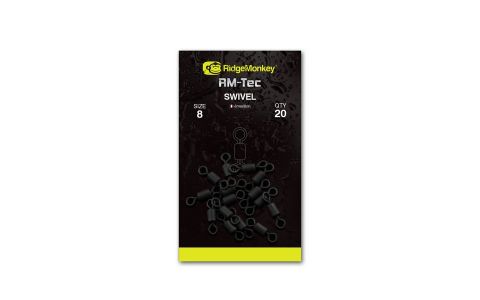 RIDGEMONKEY OBRATLÍK RM-TEC SWIVEL SIZE 8, 20KS