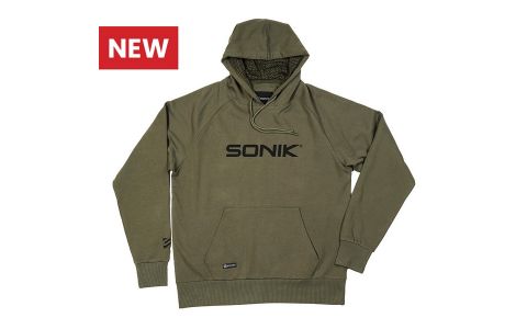 SONIK ZELENÁ MIKINA S KAPUCŇOU