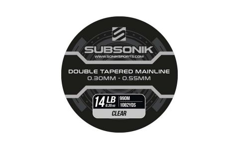 SUBSONIK ŠNÚRA DOUBLE TAPERED MAIN LINE CLEAR (3X330)