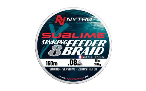 NYTRO POTÁPAVÁ PLETENÁ ŠNÚRA SUBLIME X8 FEEDER 150M NYTRO POTÁPAVÁ PLETENÁ ŠNÚRA SUBLIME X8 FEEDER 150M