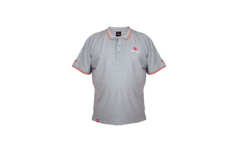 NYTRO LIGHT MARL GREY POLO SHIRT
