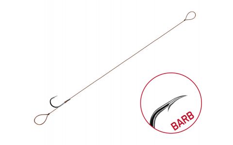 Nadväzec Delphin Proxi Loop / 6ks 12cm / 0,10mm / BARB #6 Nadväzec Delphin Proxi Loop / 6ks 12cm / 0,10mm / BARB #6