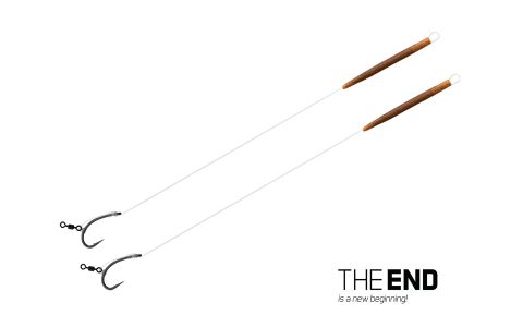 Nadväzec Delphin THE END D-Rig / 2ks 20 cm / 17lbs / #4 Nadväzec Delphin THE END D-Rig / 2ks 20 cm / 17lbs / #4