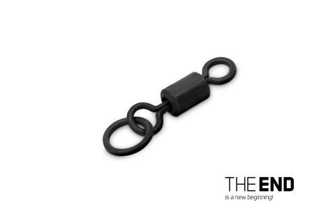 Kaprársky obratlík s krúžkom Delphin THE END Ring Swivel / 10ks #4 / 28 kg