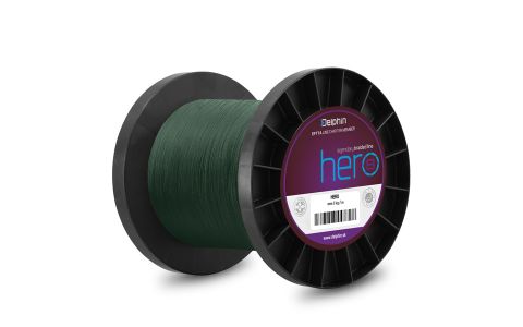 Delphin HERO 8 / zelená 0,20mm 14,1kg 1000m Delphin HERO 8 / zelená 0,20mm 14,1kg 1000m