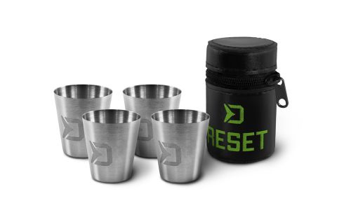 Set nerezových pohárikov Delphin RESET 4v1 4x30ml Set nerezových pohárikov Delphin RESET 4v1 4x30ml