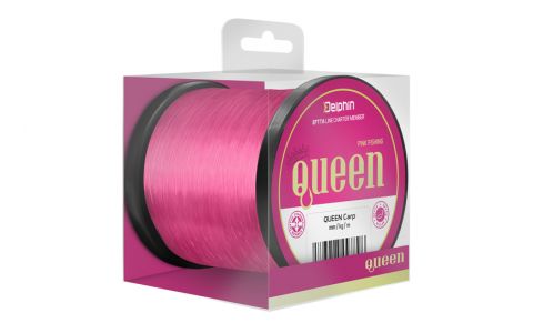 Delphin QUEEN Carp / ružový 0,30mm 6,8kg 600m Delphin QUEEN Carp / ružový 0,30mm 6,8kg 600m