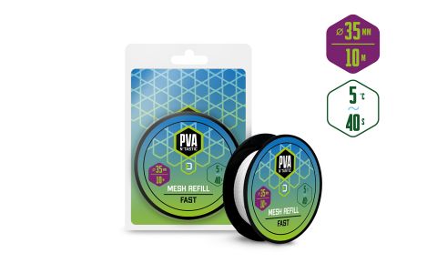Pančucha náhradná Delphin PVA n´tastic / 10m široká - 35mm / Rýchlo rozpustná Pančucha náhradná Delphin PVA n´tastic / 10m široká - 35mm / Rýchlo rozpustná