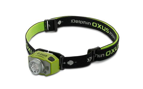 Čelová lampa Delphin OXUS Zoom 5W/300lm/1200mAh Čelová lampa Delphin OXUS Zoom 5W/300lm/1200mAh