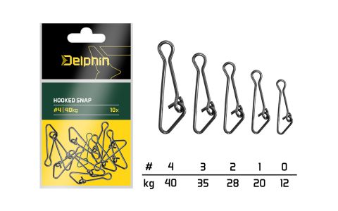 Hooked snap / 10 ks #1/20kg Hooked snap / 10 ks #1/20kg