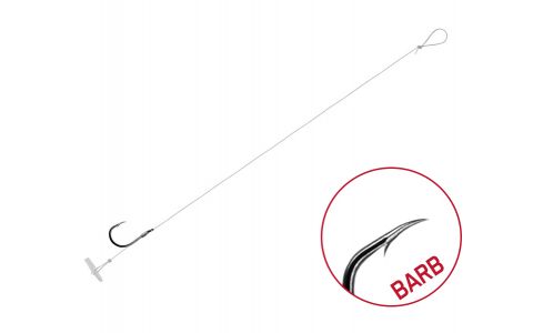 Nadväzec Delphin FLR Quickstop / 6ks 8cm / 0,30mm / BARB #4 Nadväzec Delphin FLR Quickstop / 6ks 8cm / 0,30mm / BARB #4