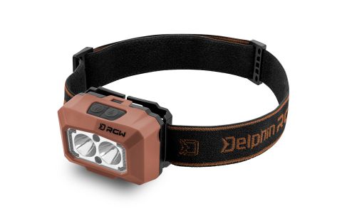 Čelová lampa Delphin RGW PRO UC 5W/200lm/1500mAh Čelová lampa Delphin RGW PRO UC 5W/200lm/1500mAh