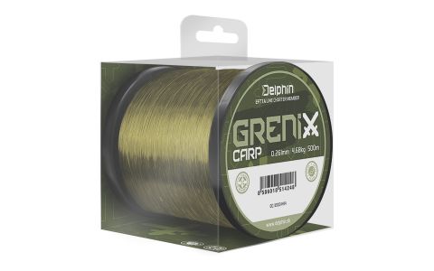 Delphin GRENIX Carp / zelená 0,261mm 4,68kg1000m