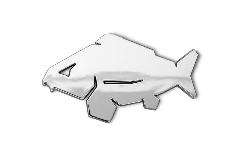 3D nálepka Delphin CARP Chróm Chróm 3D nálepka Delphin CARP Chróm Chróm