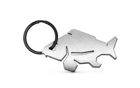Kľúčenka s otváračom na fľaše Delphin CARPENER strieborná Kľúčenka s otváračom na fľaše Delphin CARPENER strieborná