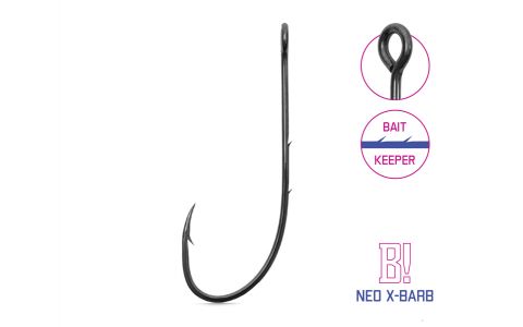 Háčik na čeburašku Delphin B! NEO X-BARB / 8ks 4/0