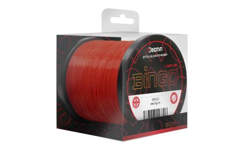 Vlasec Delphin BINGO Matt Tm. červená 0,28mm 6,5kg 1200m Vlasec Delphin BINGO Matt Tm. červená 0,28mm 6,5kg 1200m