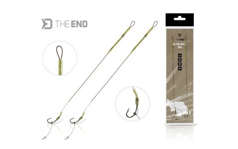 Nadväzec Delphin TheEND Blow back rig / 2ks 20cm/25lbs/#8 Nadväzec Delphin TheEND Blow back rig / 2ks 20cm/25lbs/#8