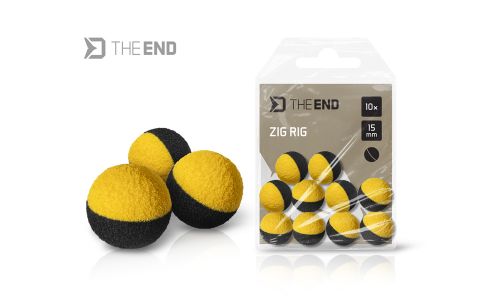Delphin TheEND ZIG RIG / 10ks čierno-žlté 12mm