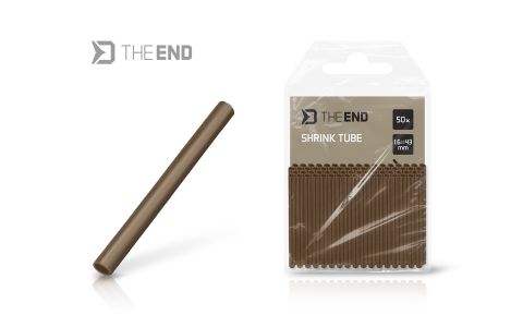 Zmršťovacia bužírka Delphin TheEND / 50ks 1,6 x 43mm / Hnedá
