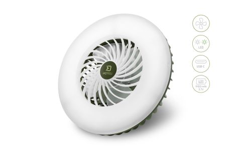Ventilátor so svetlom Delphin Ventix 7W/4400mAh 7W/350lm/4400mAh